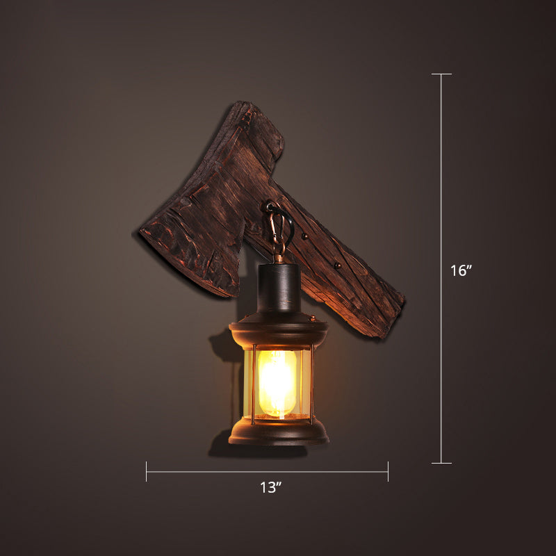Avtoit | Nautical Geometric Wall Lamp Wooden Wall Mount Lighting for Living Room