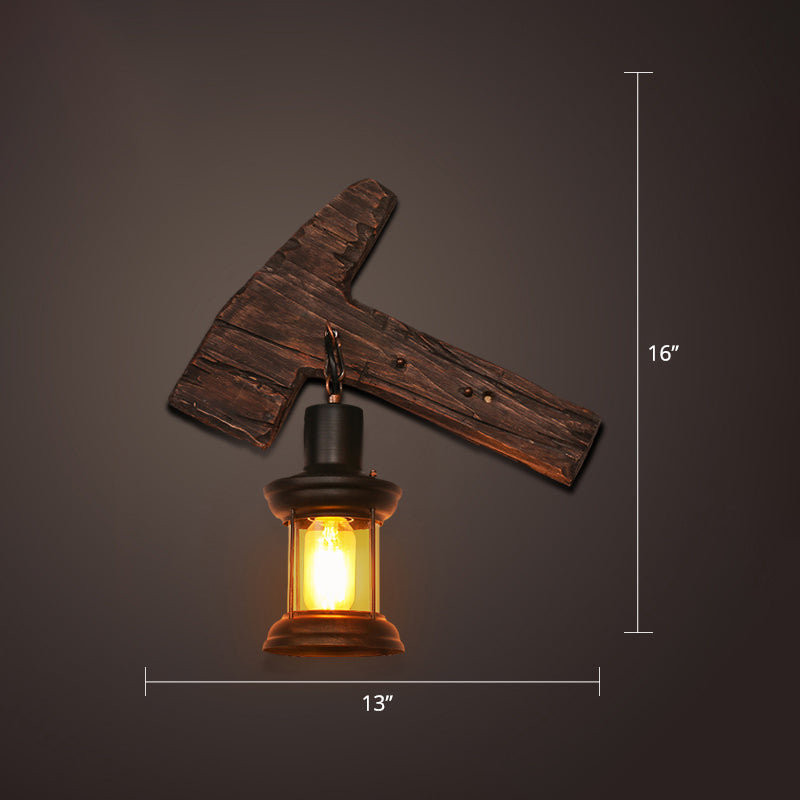 Avtoit | Nautical Geometric Wall Lamp Wooden Wall Mount Lighting for Living Room