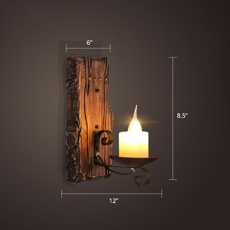 Avtoit | Nautical Geometric Wall Lamp Wooden Wall Mount Lighting for Living Room