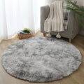 Avtoit | New item Solid Color Rug Multicolored Fluffy Rug Non-Slip Backing Pet-Friendly Stain-Resistant Rug for Bedroom