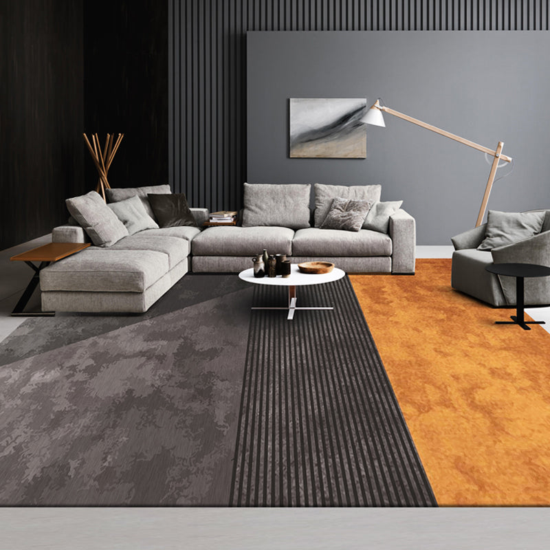 Avtoit | Luxurious geometric printed carpet multicolor cotton blend indoor carpet easy to care for pet friendly area rug for living room