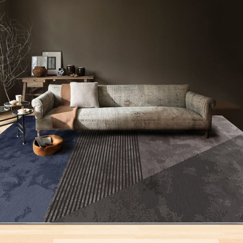 Avtoit | Luxurious geometric printed carpet multicolor cotton blend indoor carpet easy to care for pet friendly area rug for living room