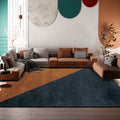 Avtoit | Luxurious geometric printed carpet multicolor cotton blend indoor carpet easy to care for pet friendly area rug for living room