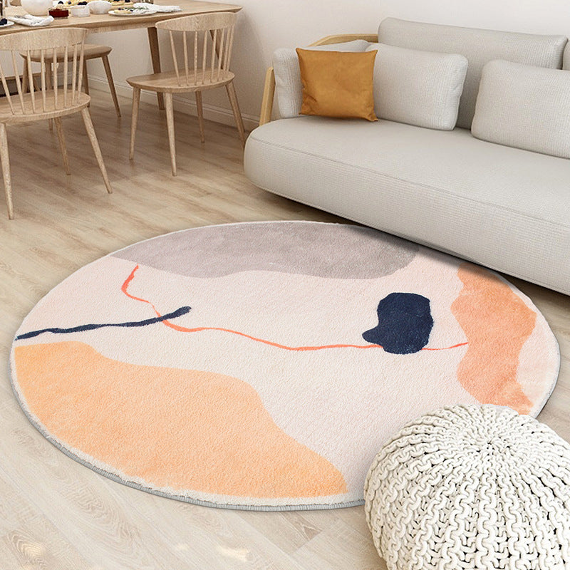 Avtoit | Multi-Color Nordic Rug Polypropylene Stripe Pattern Area Rug Non-Slip Backing Pet-Friendly Indoor Carpet for the Living Room
