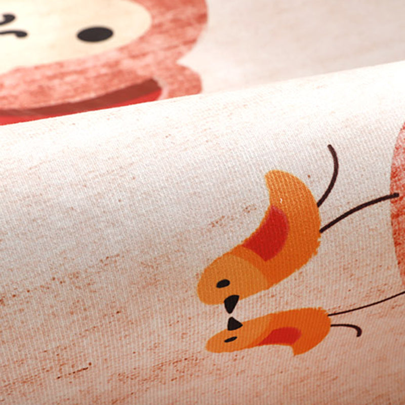 Avtoit | Casual Kids Room Rug Multicolor Cartoon Pattern Indoor Rug Cotton Blend Non-Slip Pet Friendly Area Rug