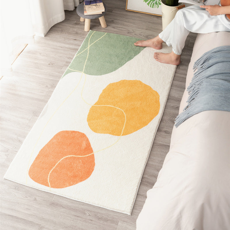 Avtoit | Western Room Carpet Multicolor Color Block Carpet Cotton Blend Pet Friendly Easy Care Washable Indoor Carpet