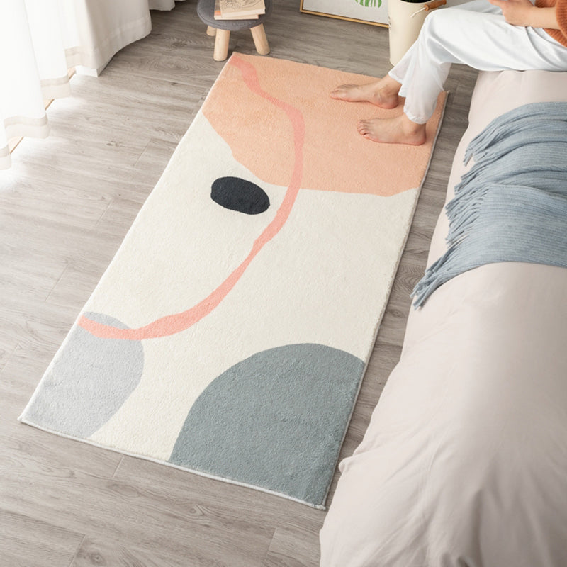 Avtoit | Western Room Carpet Multicolor Color Block Carpet Cotton Blend Pet Friendly Easy Care Washable Indoor Carpet