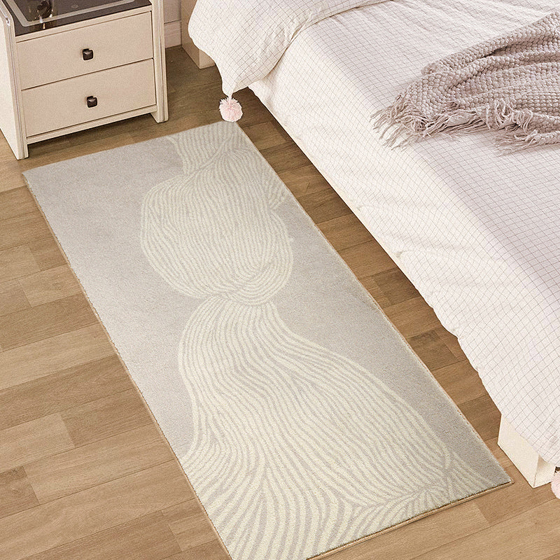 Avtoit | Simplicity Striped Printed Rug Multi-Color Superfiber Area Rug Non-Slip Stain-Resistant Easy Care Indoor Rug for Home