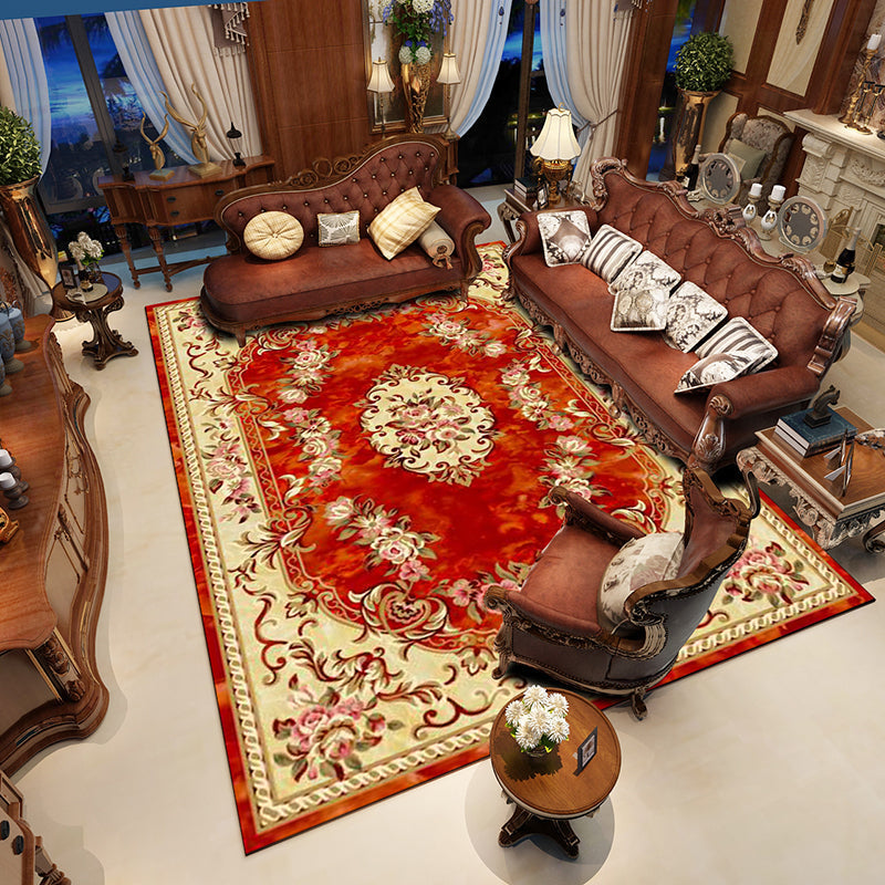 Avtoit | Multicolored Novelty Rug Cotton Blend Plaid Pattern Area Rug Non-Slip Pet Friendly Carpet for the Living Room