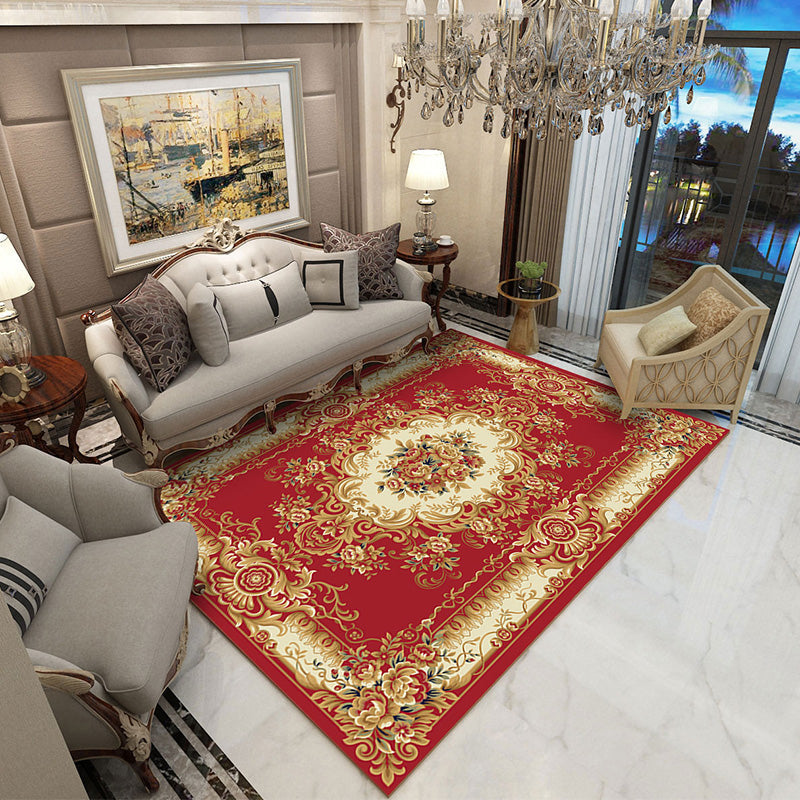 Avtoit | Multicolored Novelty Rug Cotton Blend Plaid Pattern Area Rug Non-Slip Pet Friendly Carpet for the Living Room