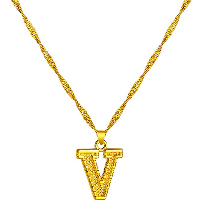 Avtoit | 18K gold-plated initial letter necklace