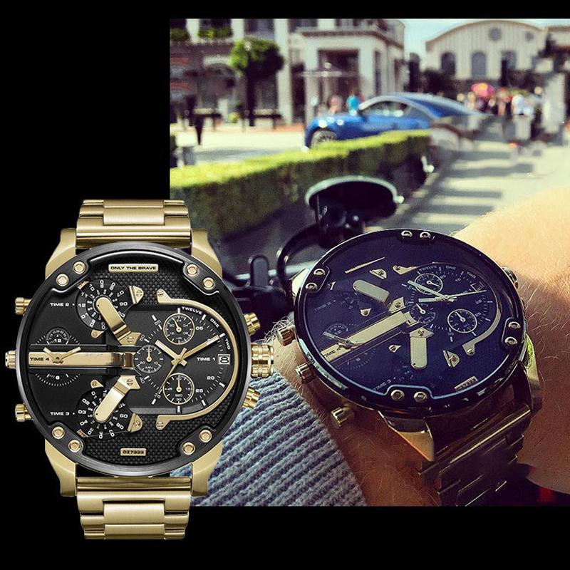 Men's Stainless Steel Chronograph Quartz Watch