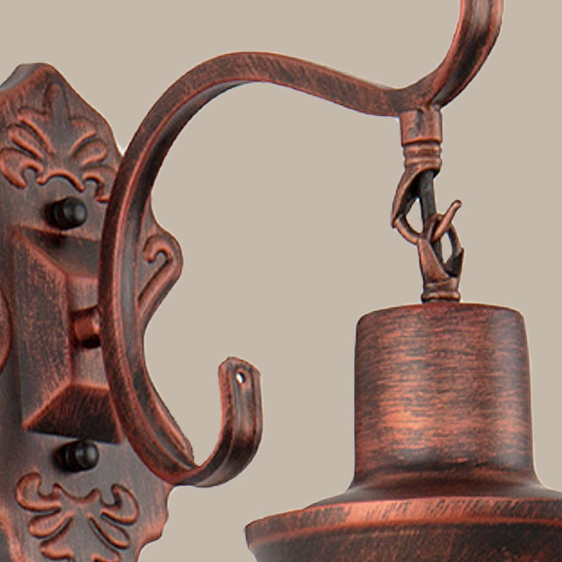 Avtoit | Weather Copper A Light Wall Lamp Rustic Style Clear Glass Petroleum Lighting Fixture