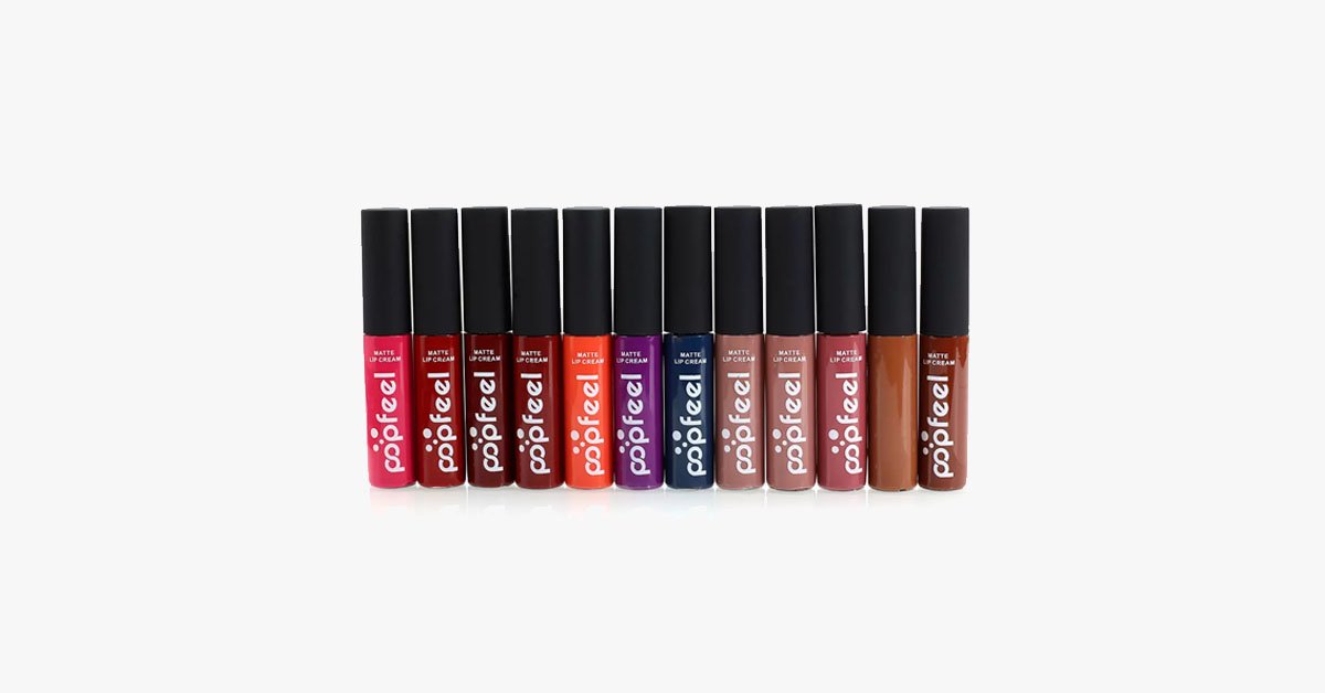 Avtoit | Eternal Velvet Matte Lipstick Set with 12 Shades – Your Everyday Look