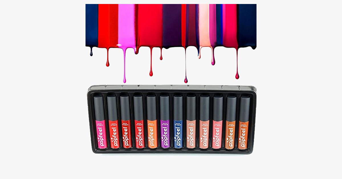 Avtoit | Eternal Velvet Matte Lipstick Set with 12 Shades – Your Everyday Look