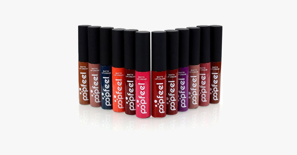Avtoit | Eternal Velvet Matte Lipstick Set with 12 Shades – Your Everyday Look