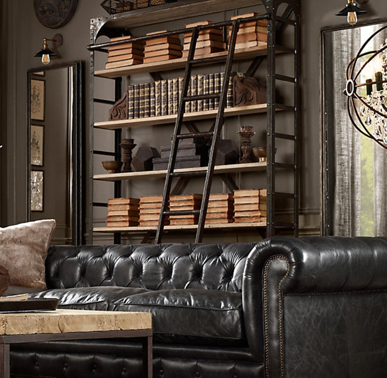 Avtoit | Vintage Industrial Style Wall Light Single Light with Flat Round, Flared Metal Shade for the Bar