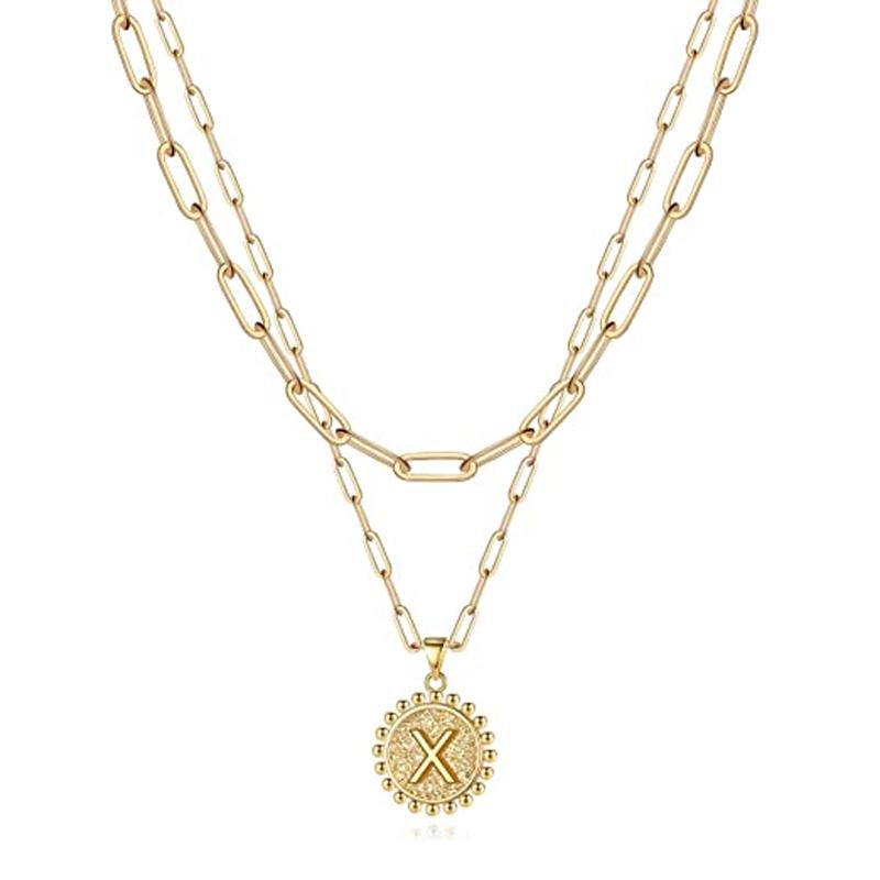Avtoit | Golden Initial Necklaces for Women
