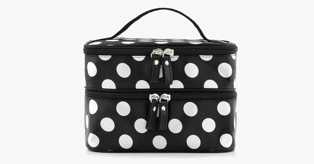 Avtoit | Polka Dot Make Up Bag