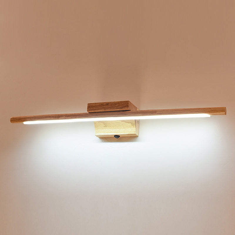 Avtoit | Wood LED Wall-Mounted Lighting Simplicity Residence Wall Lamp Lights for Bathroom