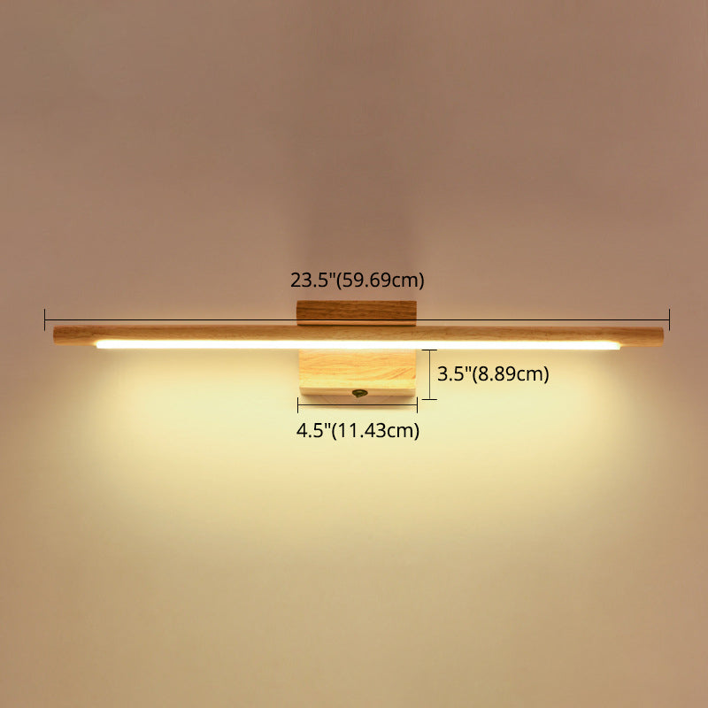 Avtoit | Wood LED Wall-Mounted Lighting Simplicity Residence Wall Lamp Lights for Bathroom