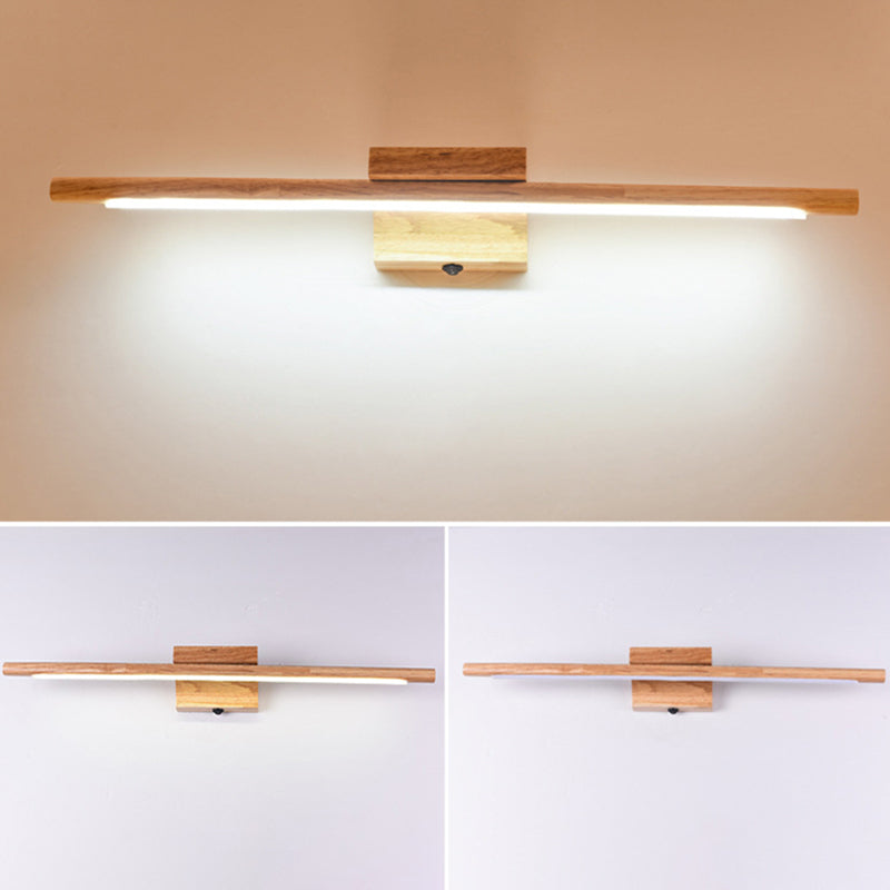 Avtoit | Wood LED Wall-Mounted Lighting Simplicity Residence Wall Lamp Lights for Bathroom