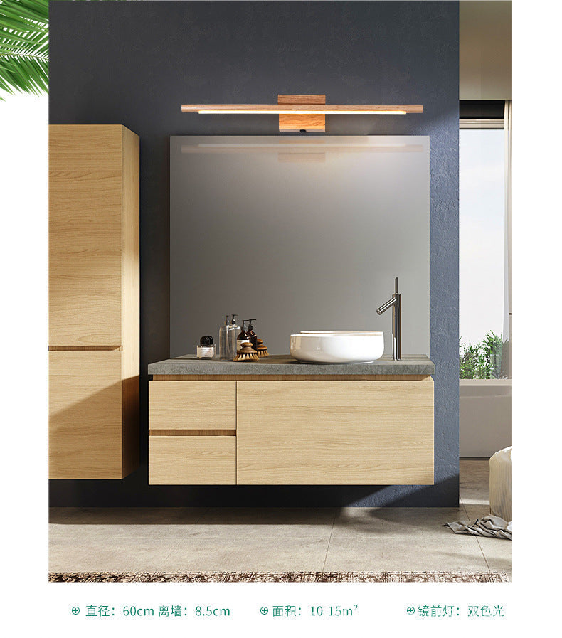 Avtoit | Wood LED Wall-Mounted Lighting Simplicity Residence Wall Lamp Lights for Bathroom