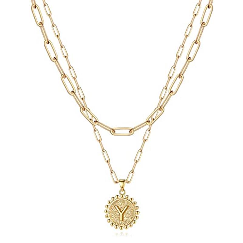 Avtoit | Golden Initial Necklaces for Women
