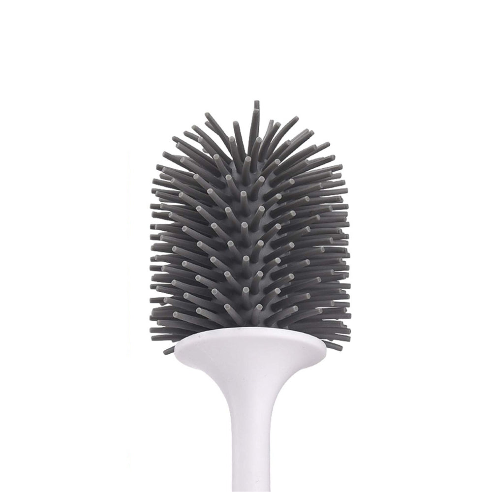 Avtoit | Silicone Toilet Brush with Holder | Modern, Efficient Loo Brush for Home Cleaning