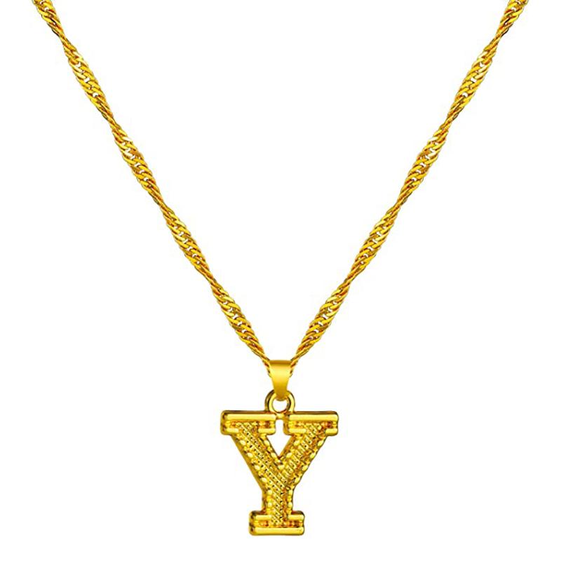 Avtoit | 18K gold-plated initial letter necklace