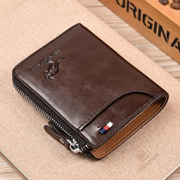 Avtoit | Men's multifunctional RFID-blocking, waterproof and durable PU leather wallet for men