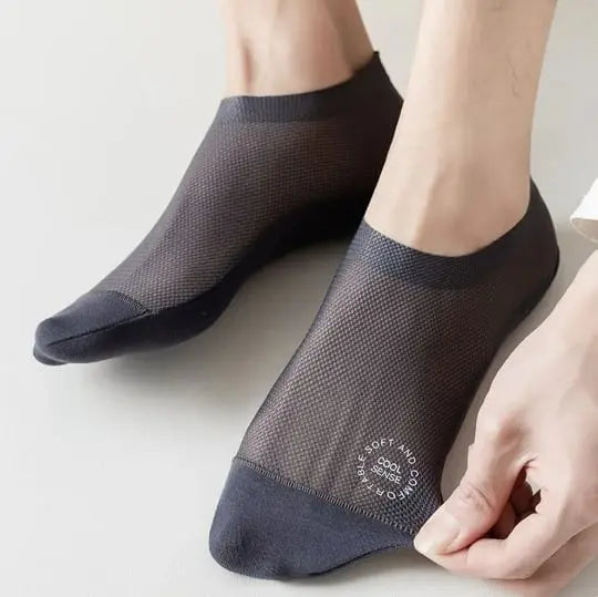 Avtoit | 4 Pair Breathable, Invisible Moisture-Wicking Mesh Socks