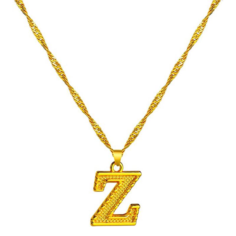 Avtoit | 18K gold-plated initial letter necklace