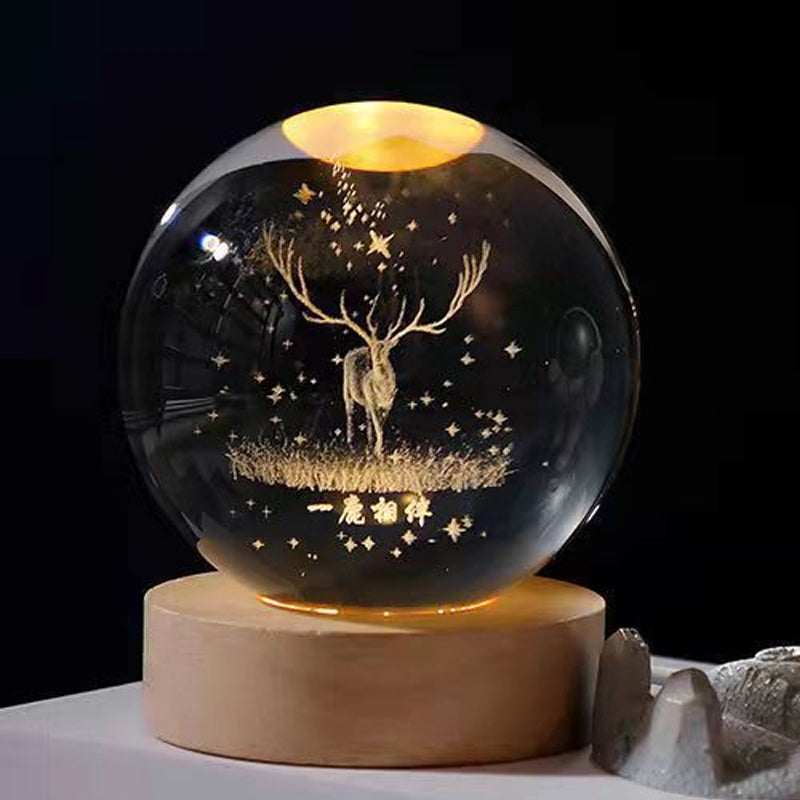 Avtoit | Glowing Crystal Ball Night Light