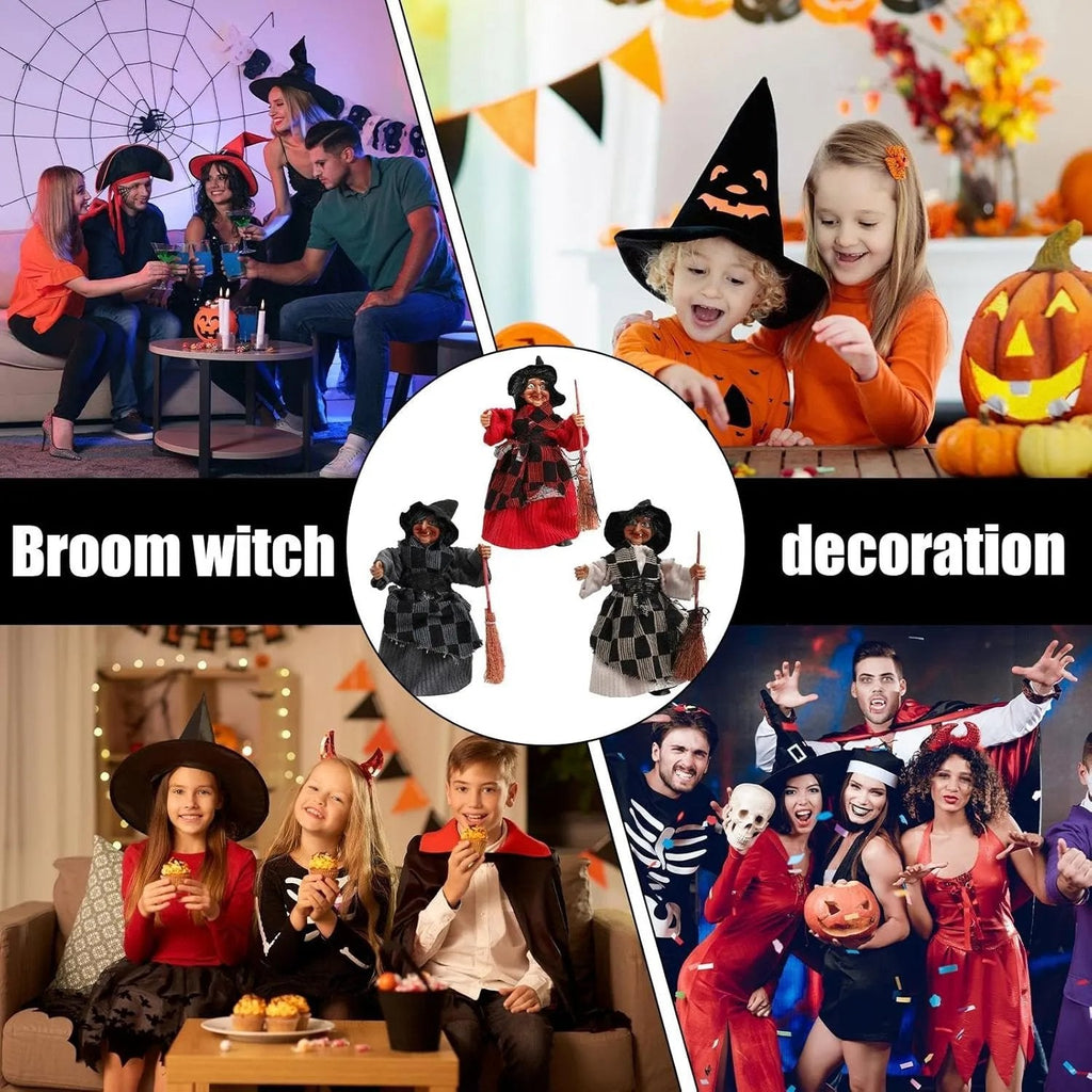 Avtoit | Halloween Witch Doll Statue Decor Desktop