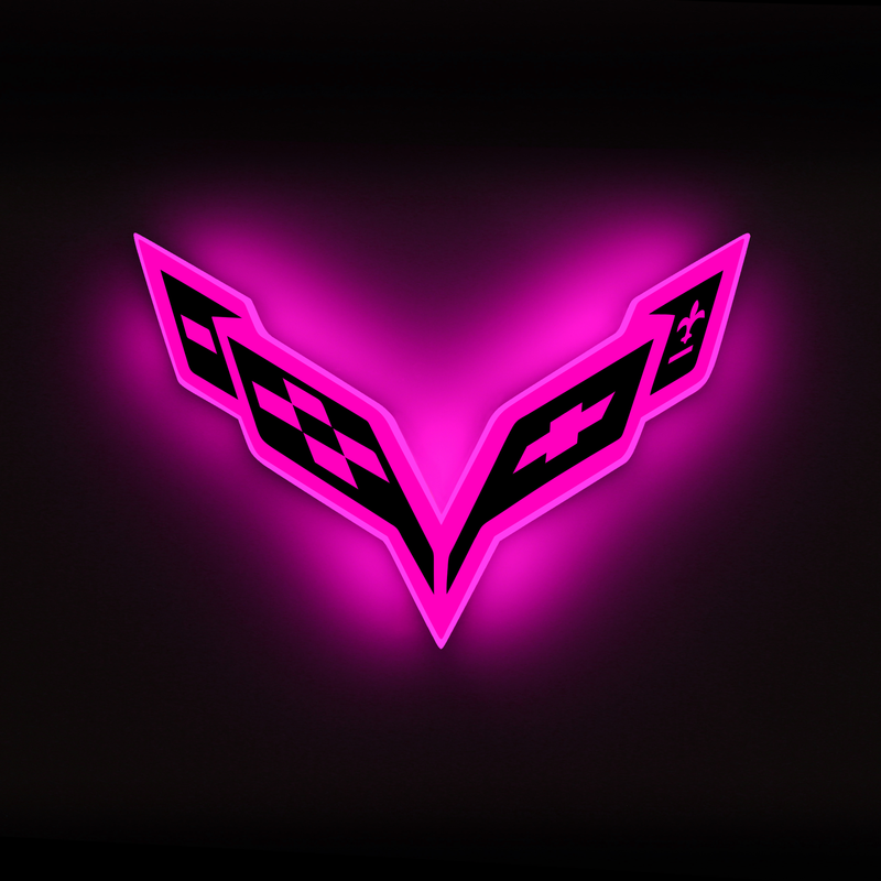 Corvette C7 Light Up Badge