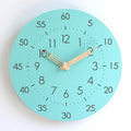 Avtoit | Learning Time Children's Room Silent Wall Clock