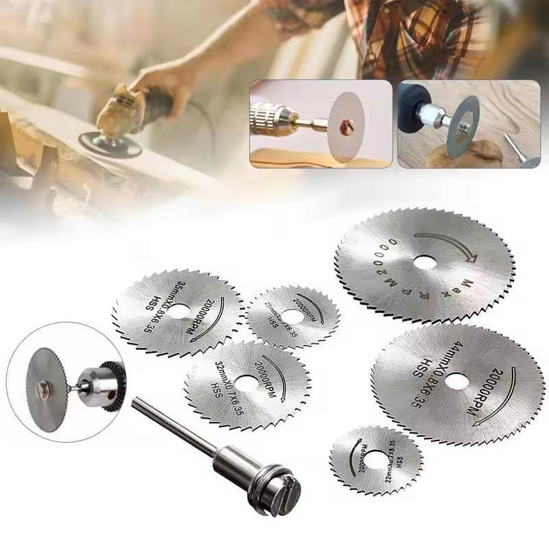 Avtoit | Set of 6 PCS Metal HSS Circular Saw Blade
