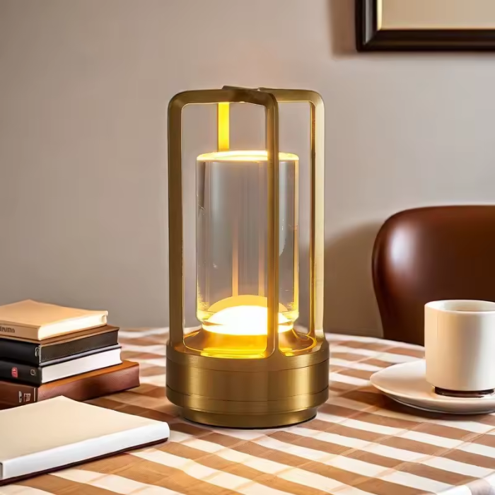 Avtoit | Warm LED Cordless Table Lamp – Battery Operated Nordic Design - LED with Touch Control, Suitable for Bedroom, Home, Outdoor - Ideal Night Light