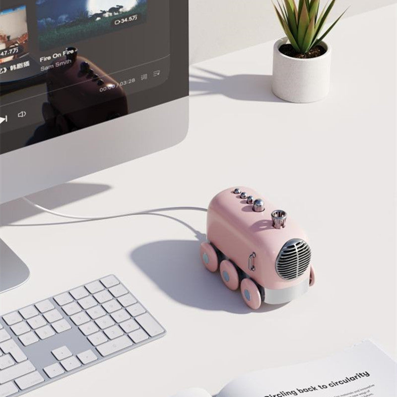 Avtoit | Retro Bluetooth Speaker with Wireless High-Quality Sound - Mini Train Design