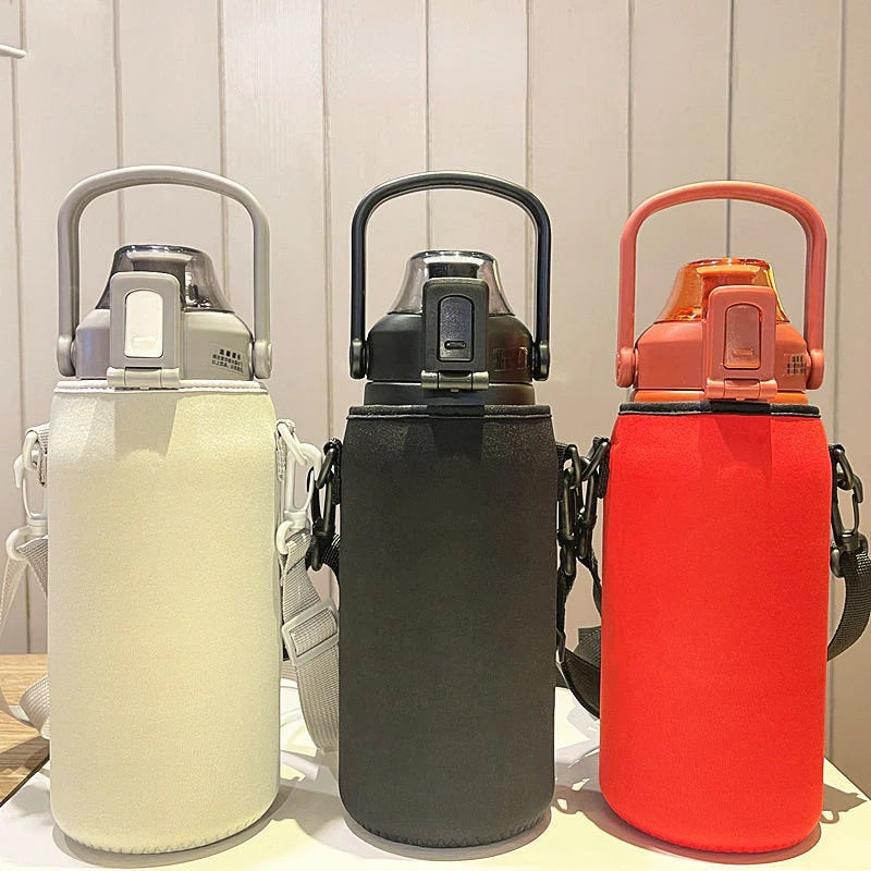 Avtoit | Stainless Steel Built-in Straw Camping Thermos