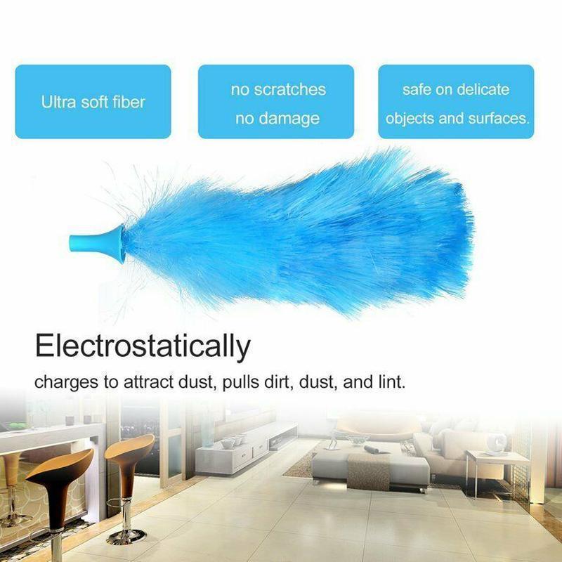 Avtoit | 360° rotating electric spin duster motorized dust cloth with 2 brushes