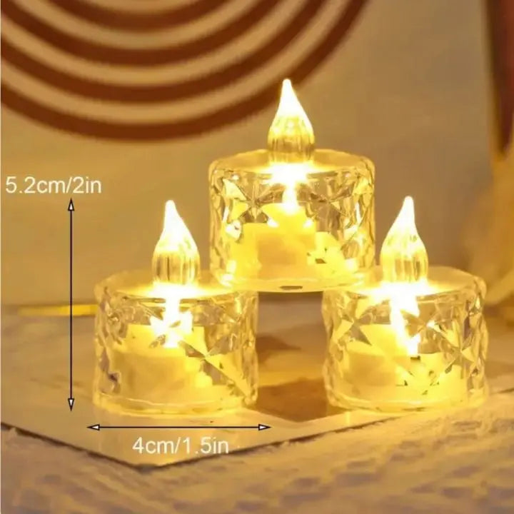 Avtoit | Crystal LED Candle – Flameless, Safe & Stylish