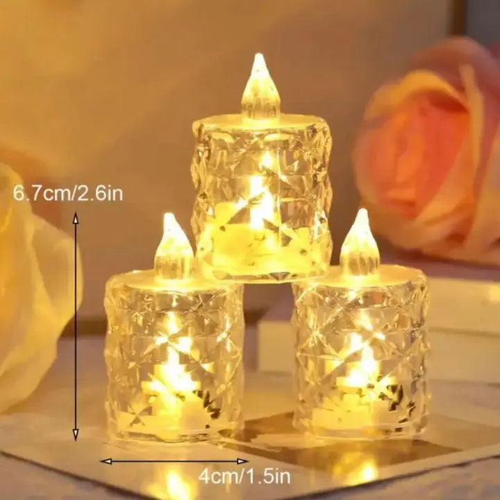 Avtoit | Crystal LED Candle – Flameless, Safe & Stylish