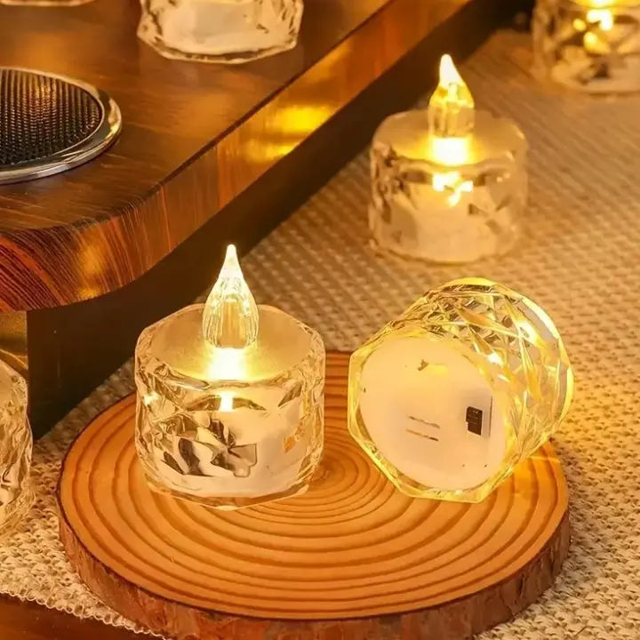 Avtoit | Crystal LED Candle – Flameless, Safe & Stylish