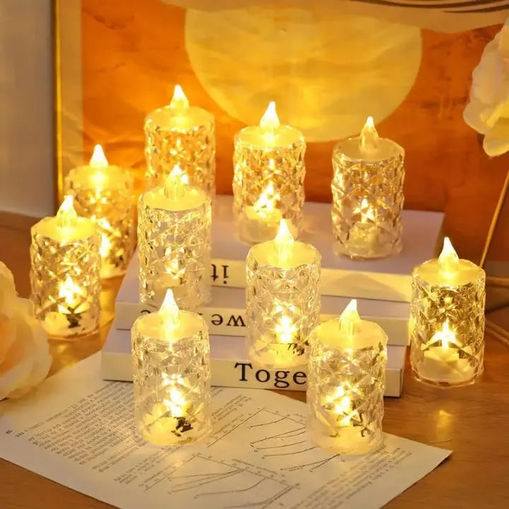 Avtoit | Crystal LED Candle – Flameless, Safe & Stylish