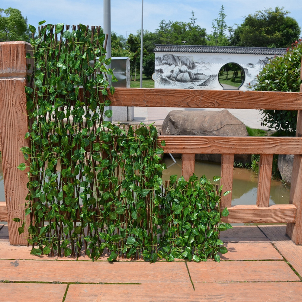 Avtoit | Artificial Garden Fence with Ivy – Flexible Privacy Screen for Balcony and Terrace
