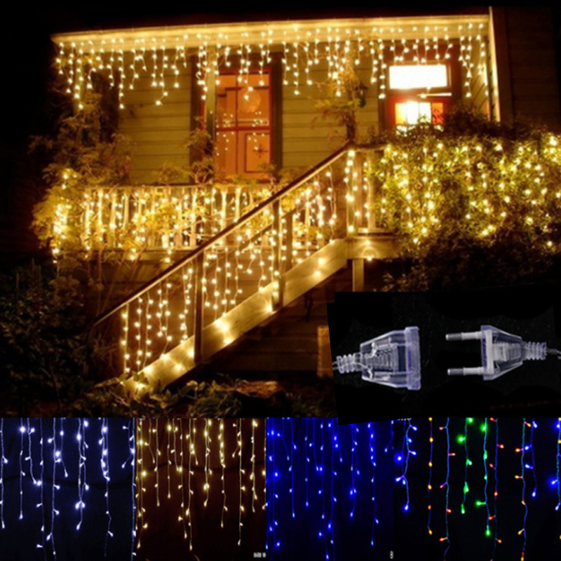 Avtoit | LED Starry Sky Icicle Light String – Decorative Light Curtains for Christmas and Garden