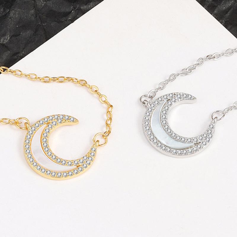 Avtoit | Fashion Rhinestone Moon Necklace
