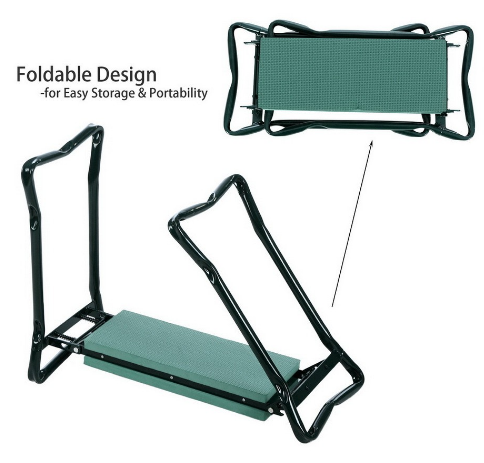 Avtoit | Garden Stool with Bag – Collapsible Seat and Workspace for Gardening